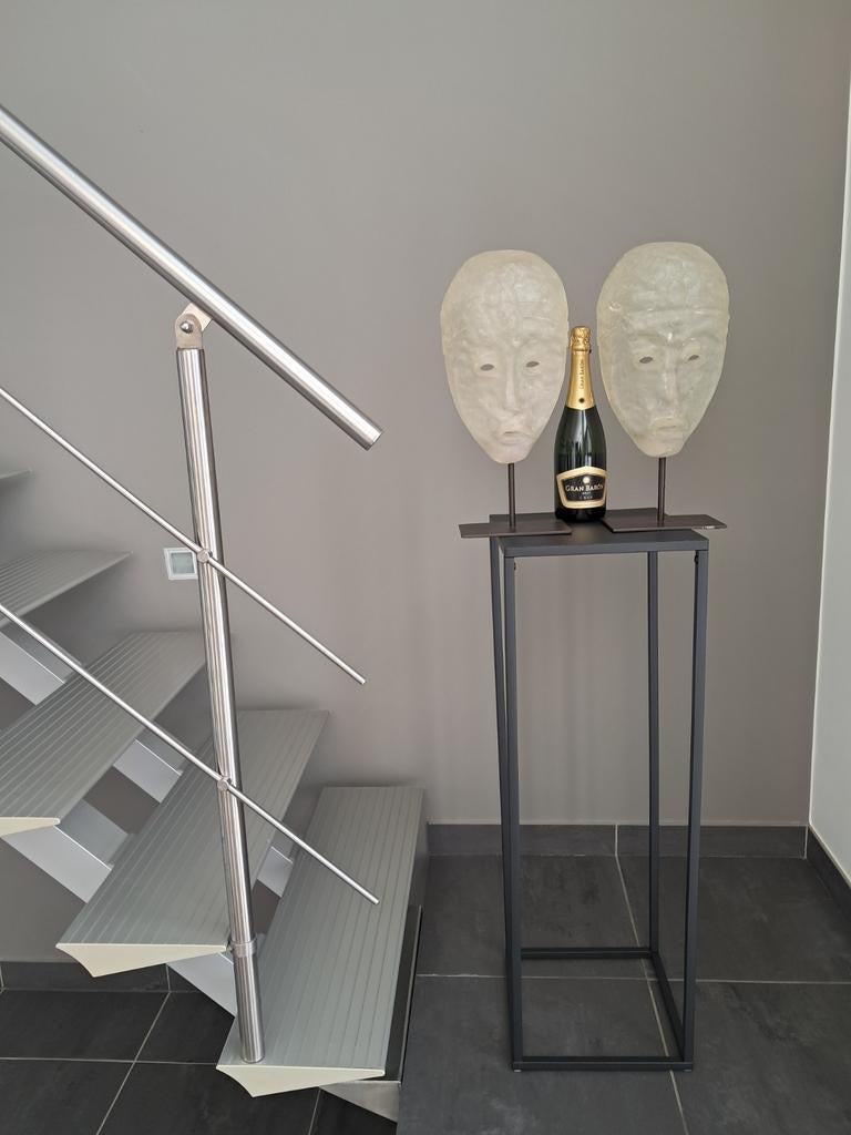 Set van 2 design maskers op standaard – KARE Design – modern, Huis en Inrichting, Overige Huis en Inrichting, Ophalen of Verzenden