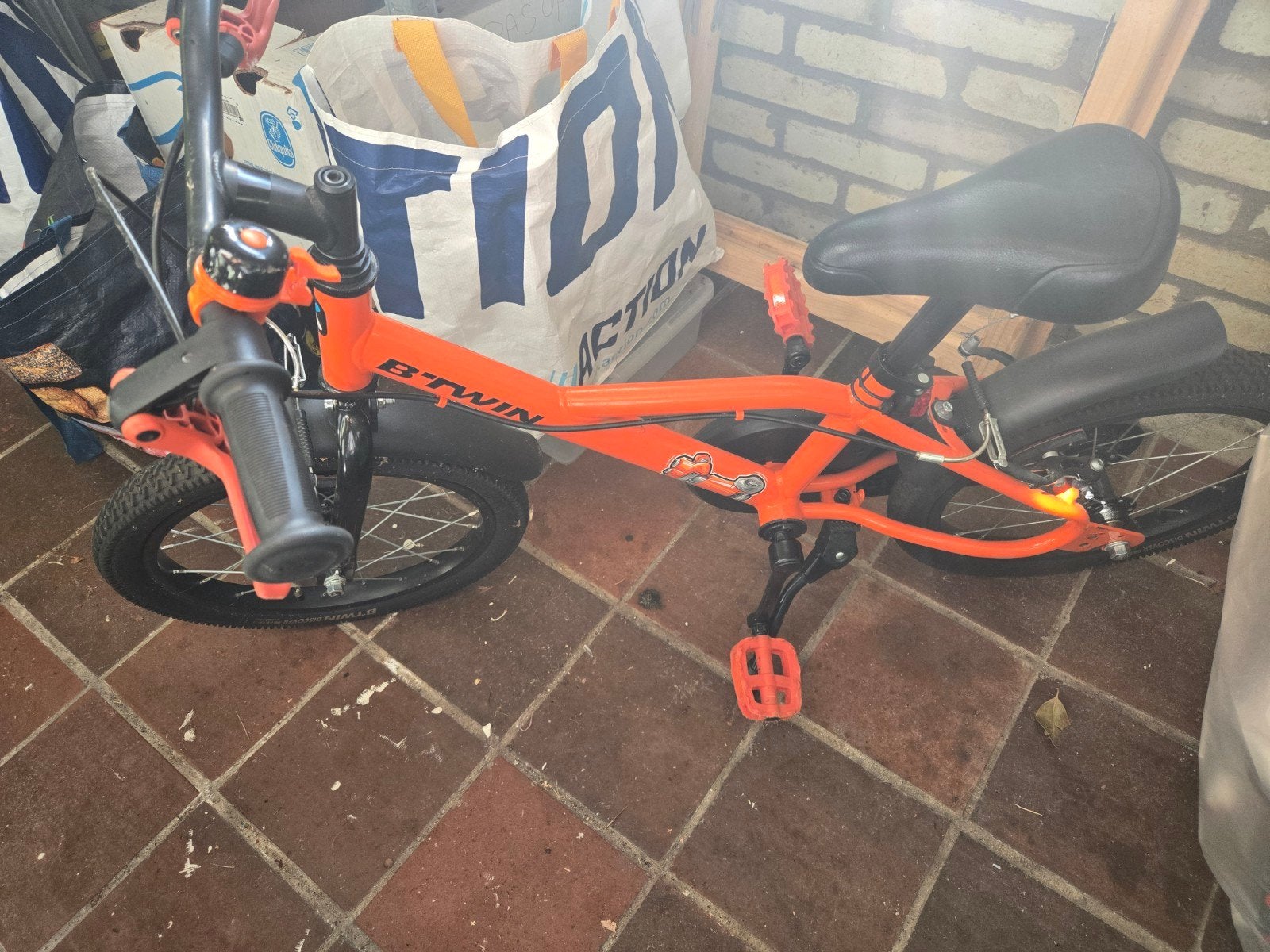 Kinderfiets B'Twin, Ophalen, Gebruikt, 16 tot 20 inch