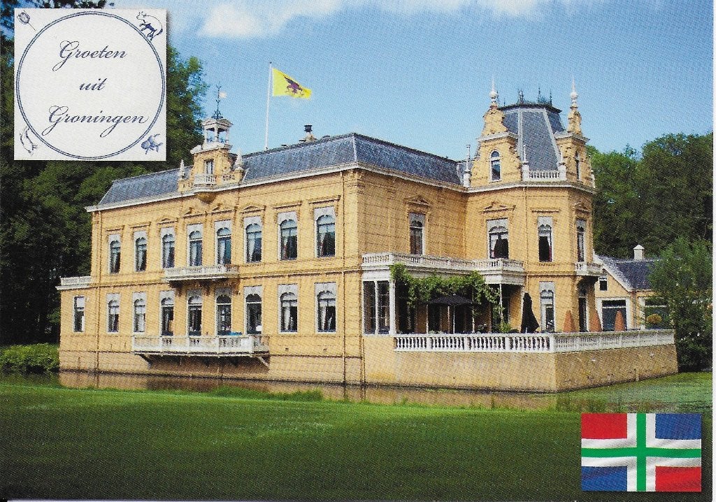 Ongelopen Ansichtkaart Leek Landgoed Nienoord ( B4030), Ophalen of Verzenden, Voor 1920, Ongelopen