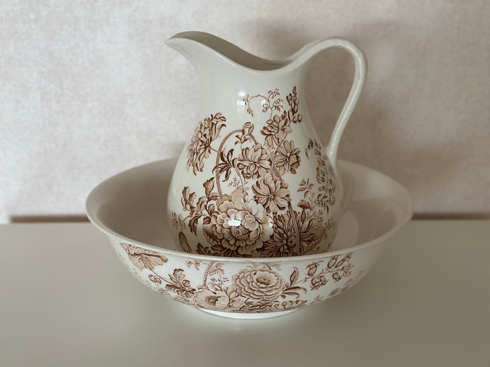 Antieke Wasstel / Lampetstel / Vintage, Antiek en Kunst, Ophalen