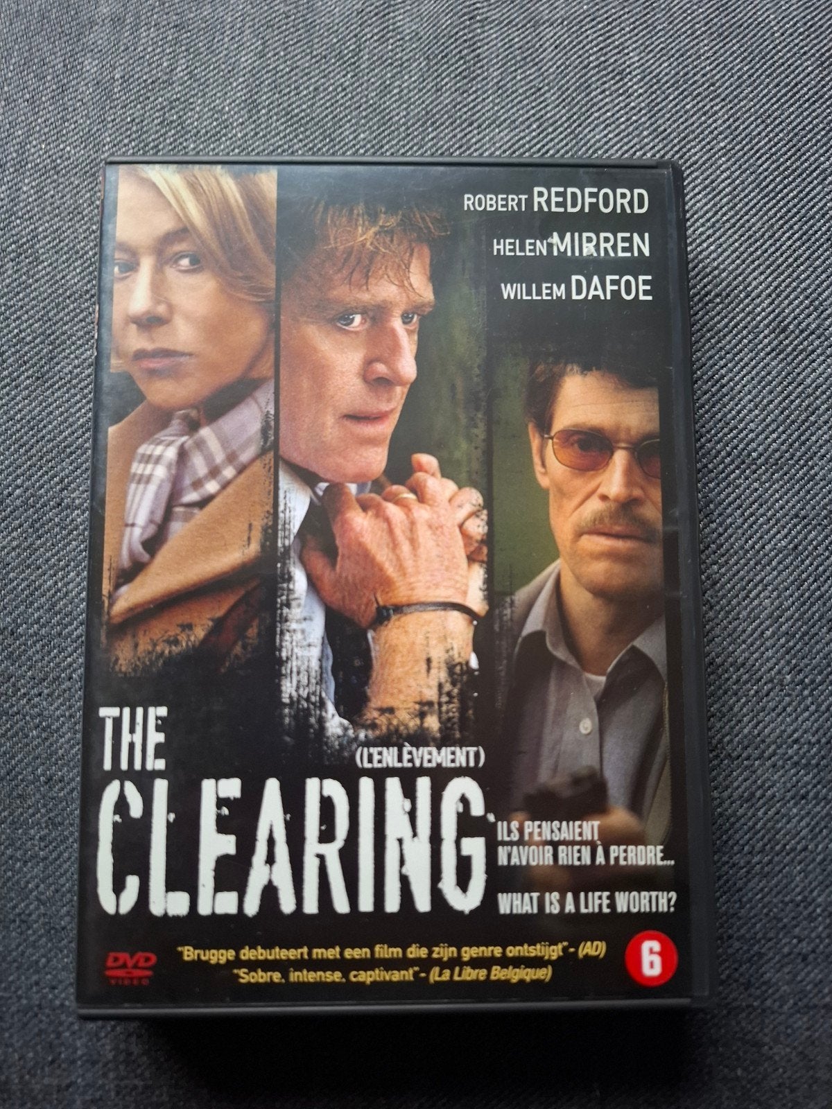 The Clearing DVD - Robert Redford, Willem Dafoe, Cd's en Dvd's, Gebruikt, Nederlands, Ophalen of Verzenden, Vanaf 6 jaar