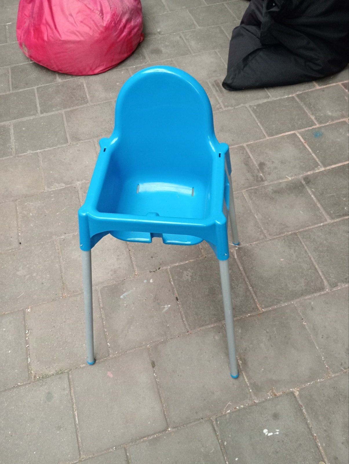 Ikea kinderstoel blauw - Gebruikt, Ophalen, Gebruikt, Overige typen