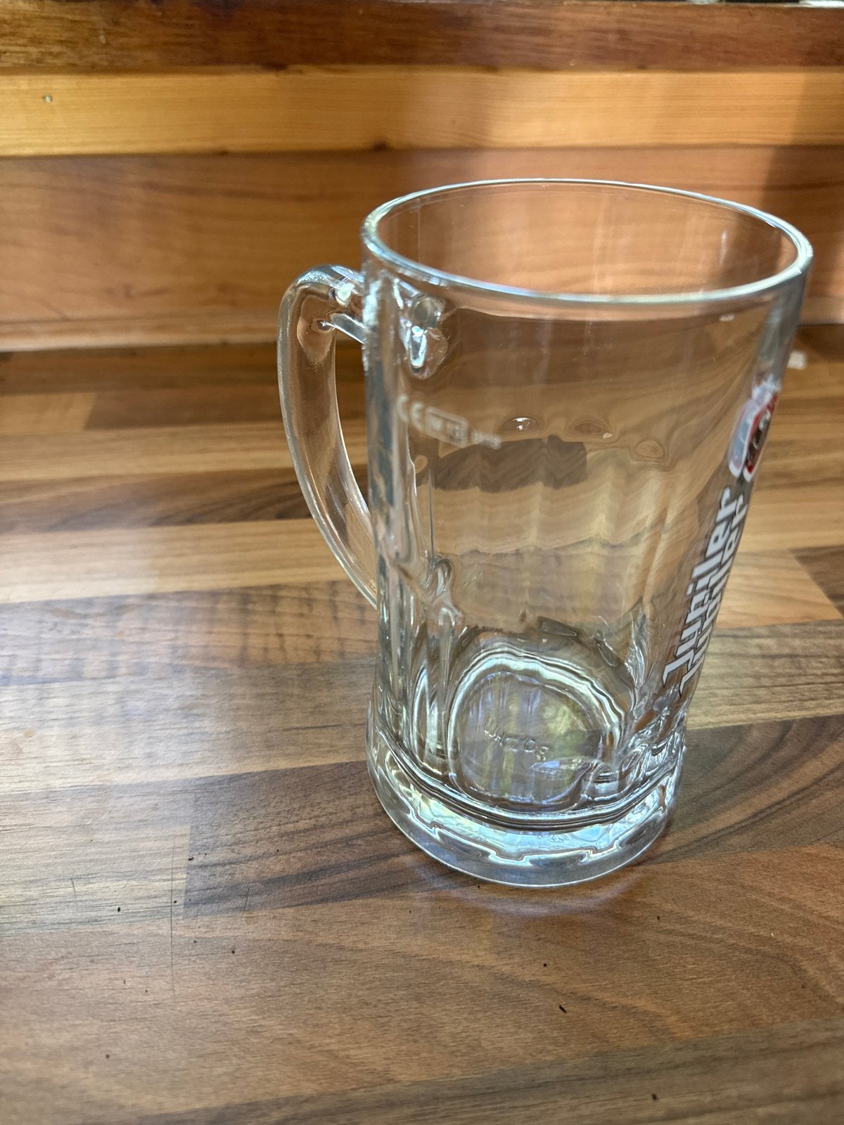 Jupiler Bierpul - Glazen Pul met Oor, Ophalen of Verzenden, Overige merken, Glas, Overige typen