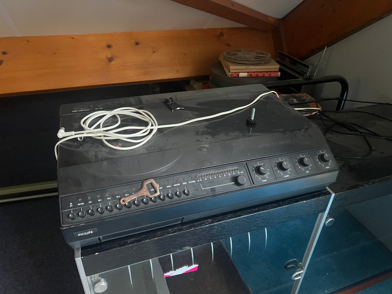 Philips Hifi Sound Project TAPC5000 vintage omroepversterker, Ophalen, Gebruikt, Minder dan 60 watt, Overige merken