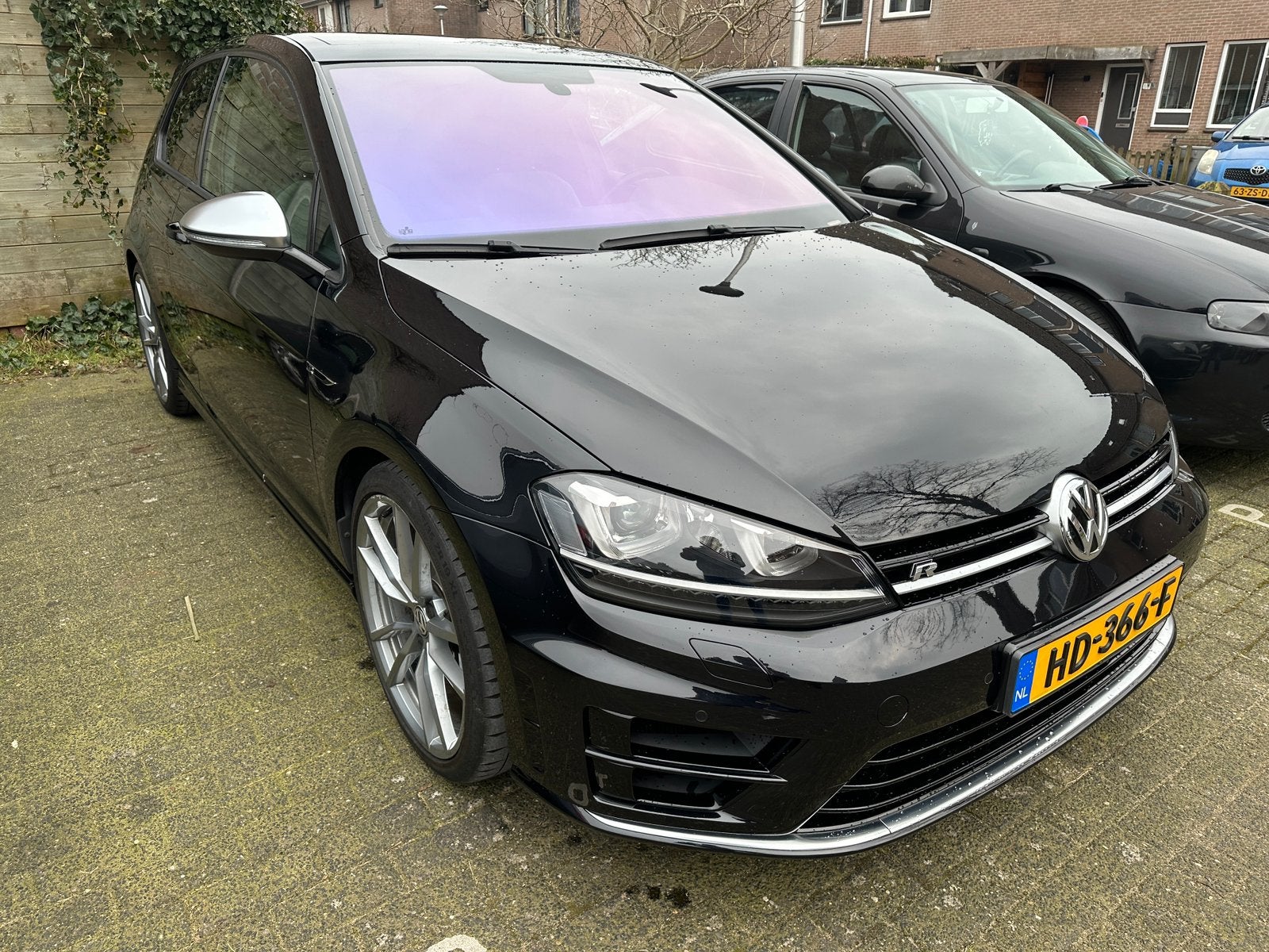 VW Golf 7R 2.0 TSI 221KW 3D 4MOTION 2015 NL (3de eigenaar), Automaat, Zwart, 4 cilinders, 1984 cc
