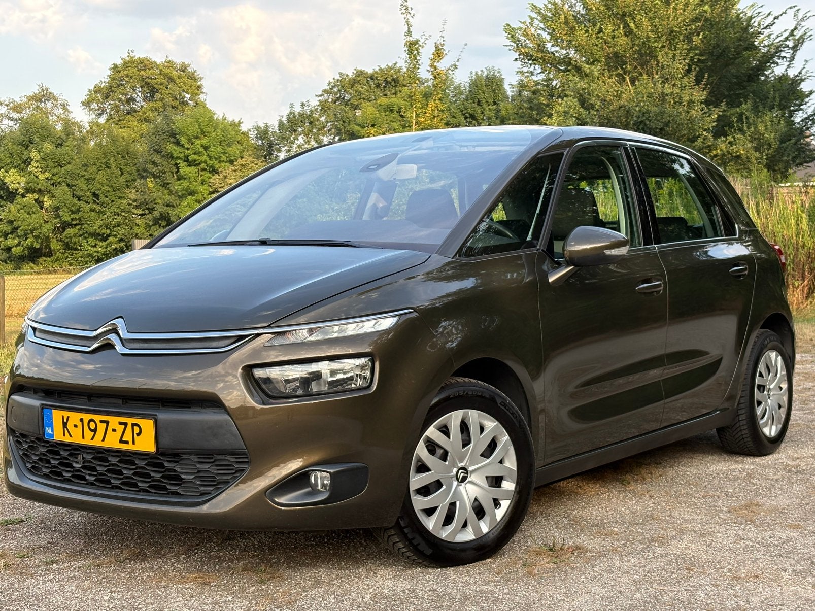 Citroën C4 1.6 VTI 2013 AIRCO/NAVI/CRUISE/APK/TREKHAAK, Voorwielaandrijving, 1227 kg, Stof, Multifunctioneel stuurwiel