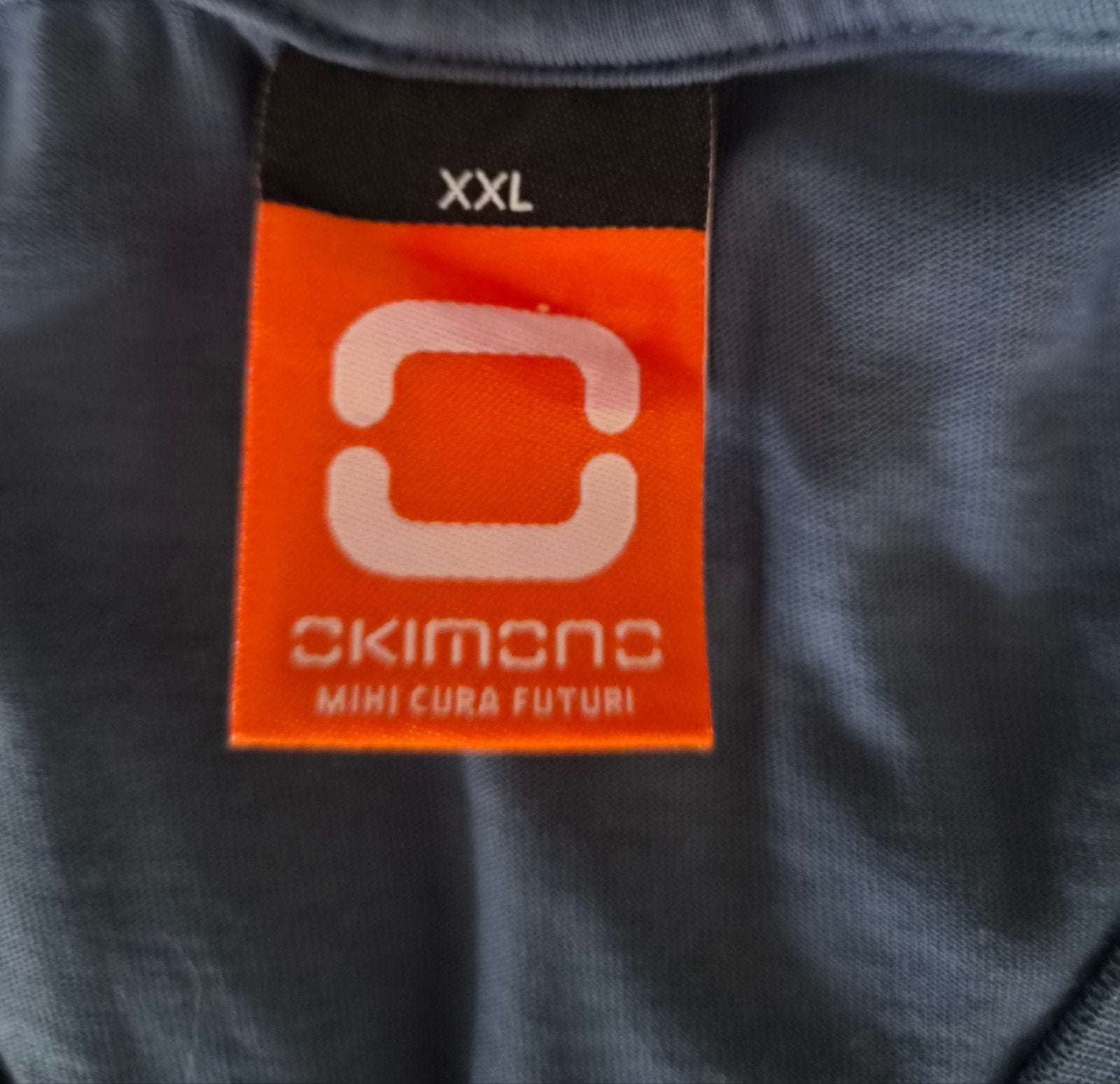 okimono T-shirt 'Finisher' - Maat XXL valt klein, Blauw, Maat 46/48 (XL) of groter, Ekimen, Ophalen of Verzenden