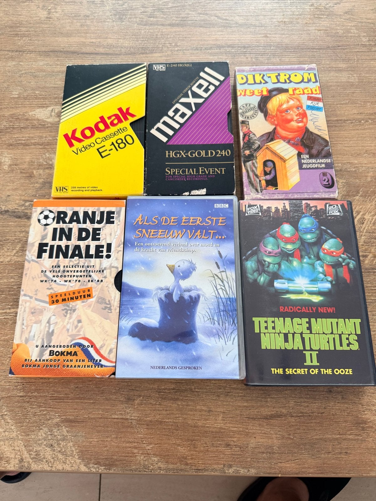 Grote collectie VHS-banden: films, kinderfilms en meer, Gebruikt, Alle leeftijden, Overige genres, VHS