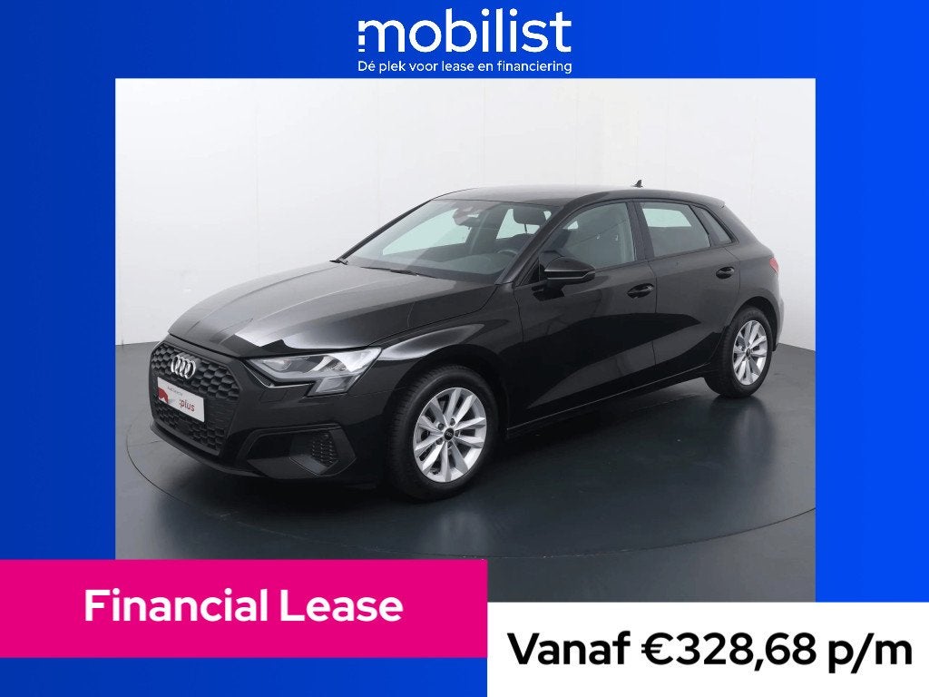 Audi A3 Sportback 30 TFSI Pro Line (bj 2023, automaat), Automaat, Gebruikt, Zwart, Bedrijf