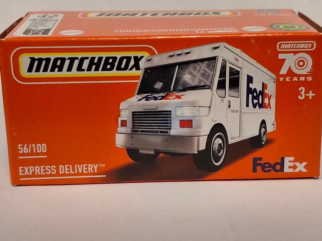 Matchbox FedEx Express Delivery Busje - Nieuw in Doos, Ophalen of Verzenden, Nieuw, Bus of Vrachtwagen, Matchbox