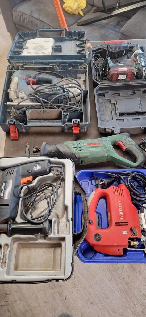 Divers gereedschap, oa repricozaag, boormachine., Ophalen of Verzenden, Gebruikt