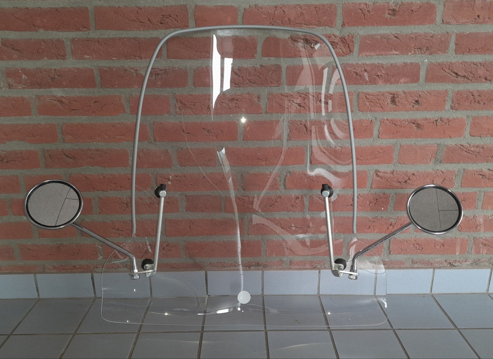 Originelen Sym Mio Windscherm & Spiegels, Ophalen, Zo goed als nieuw, Benzine, Mio