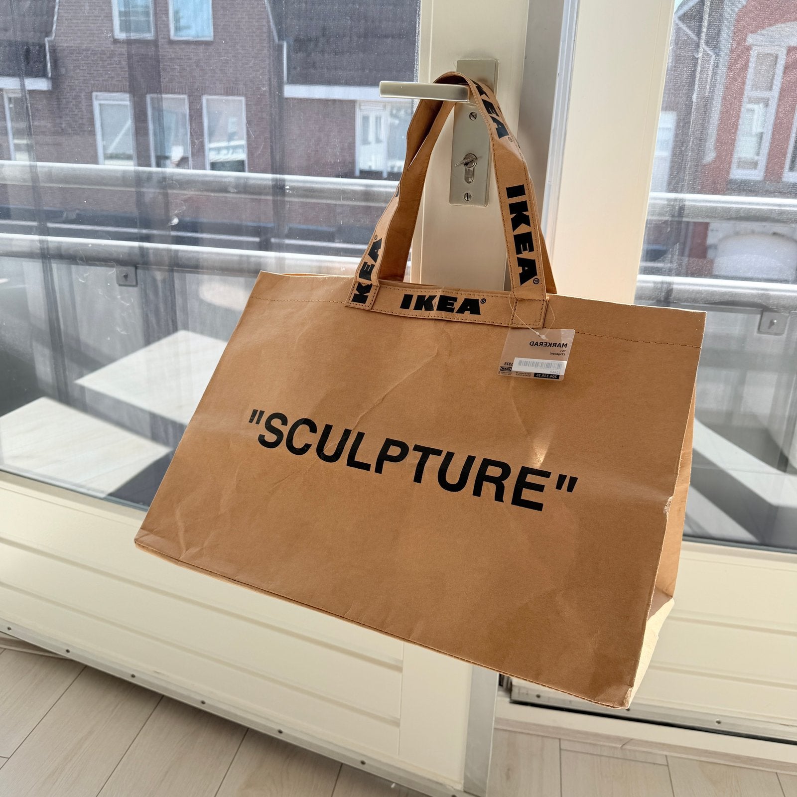 IKEA x Virgil Abloh MARKERAD “SCULPTURE” Tas / Shopper, Ophalen of Verzenden, Nieuw, Shopper