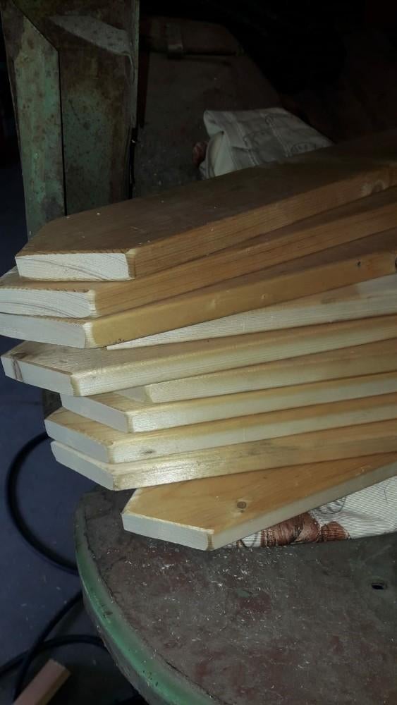 Houten pijlen wegwijzer trouwpaal geboortebord sloophout, Gebruikt, Minder dan 25 mm, Ophalen of Verzenden, Plank