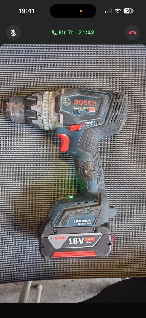 Bosch professional GSB 18V-150C accu klopboorschroefmachine, Doe-het-zelf en Verbouw, Ophalen, Zo goed als nieuw, Boor- en Schroefmachine