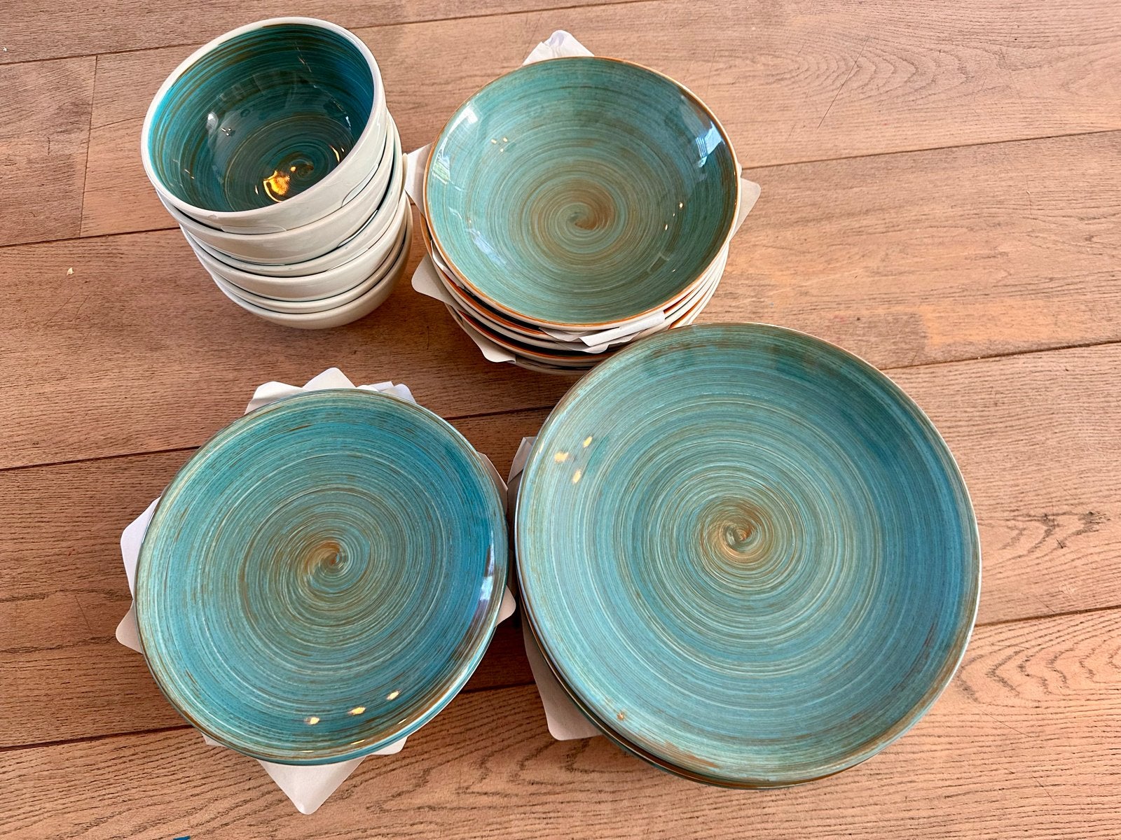 Cosy & Trendy Turbolino Blue serviesset – 24-delig, Huis en Inrichting, Gebruikt, Overige merken, Keramiek, Ophalen of Verzenden