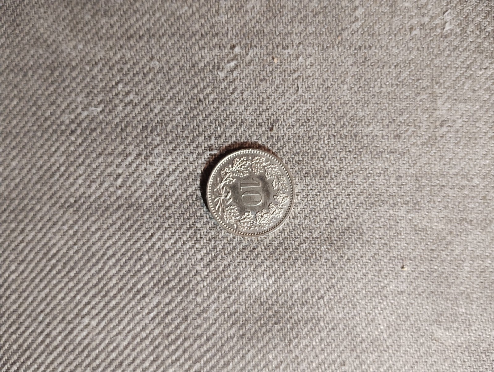 Zwitserse 10 Rappen Munt 1990 (M-0190), Postzegels en Munten, Ophalen of Verzenden, Overige landen, Losse munt