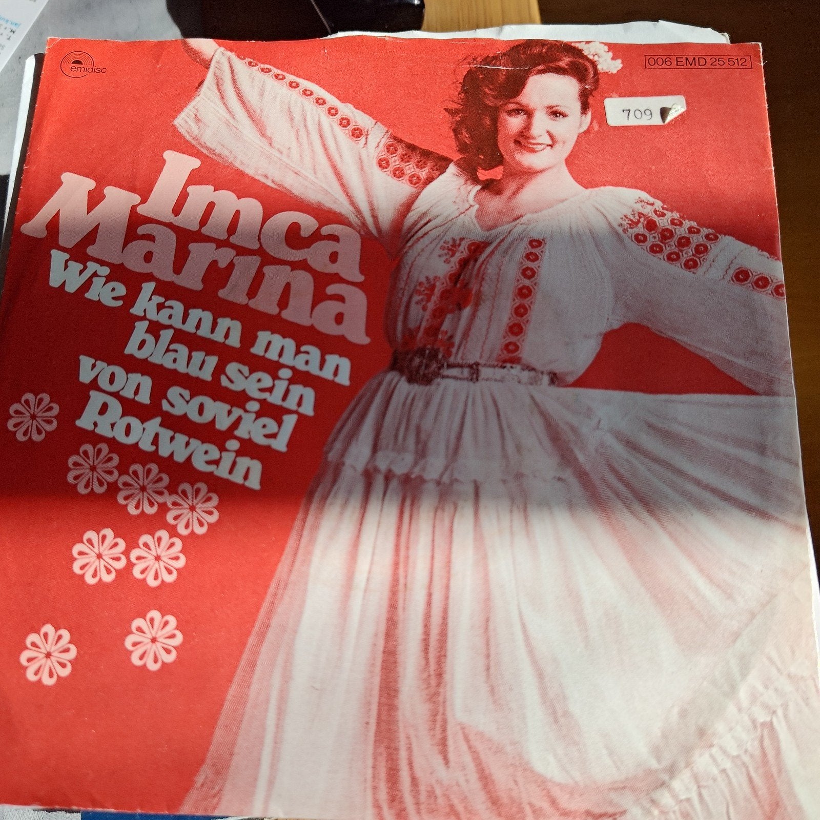 Imca Marina - Wie kann man blau sein von soviel Rotwein, Ophalen of Verzenden, Gebruikt, 7 inch, Schlager