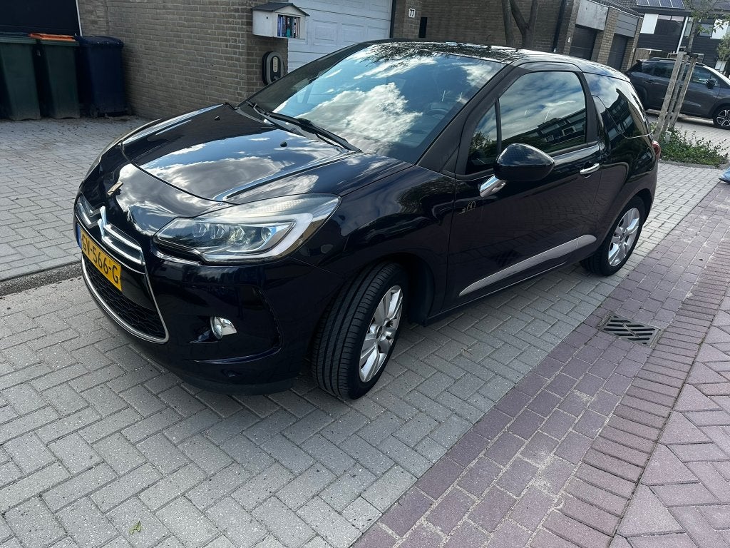 DS 3 1.2 Puretech 82pk Drive Efficiency 2015 Blauw, Auto's, Voorwielaandrijving, Stof, 1199 cc, Blauw