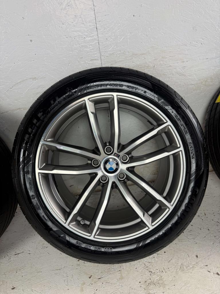 Originele BMW 5-Serie velgen 18" 5x112 Style 662M G30 7mm, Auto-onderdelen, Banden en Velgen, Niet ingevuld, 18 inch, Gebruikt