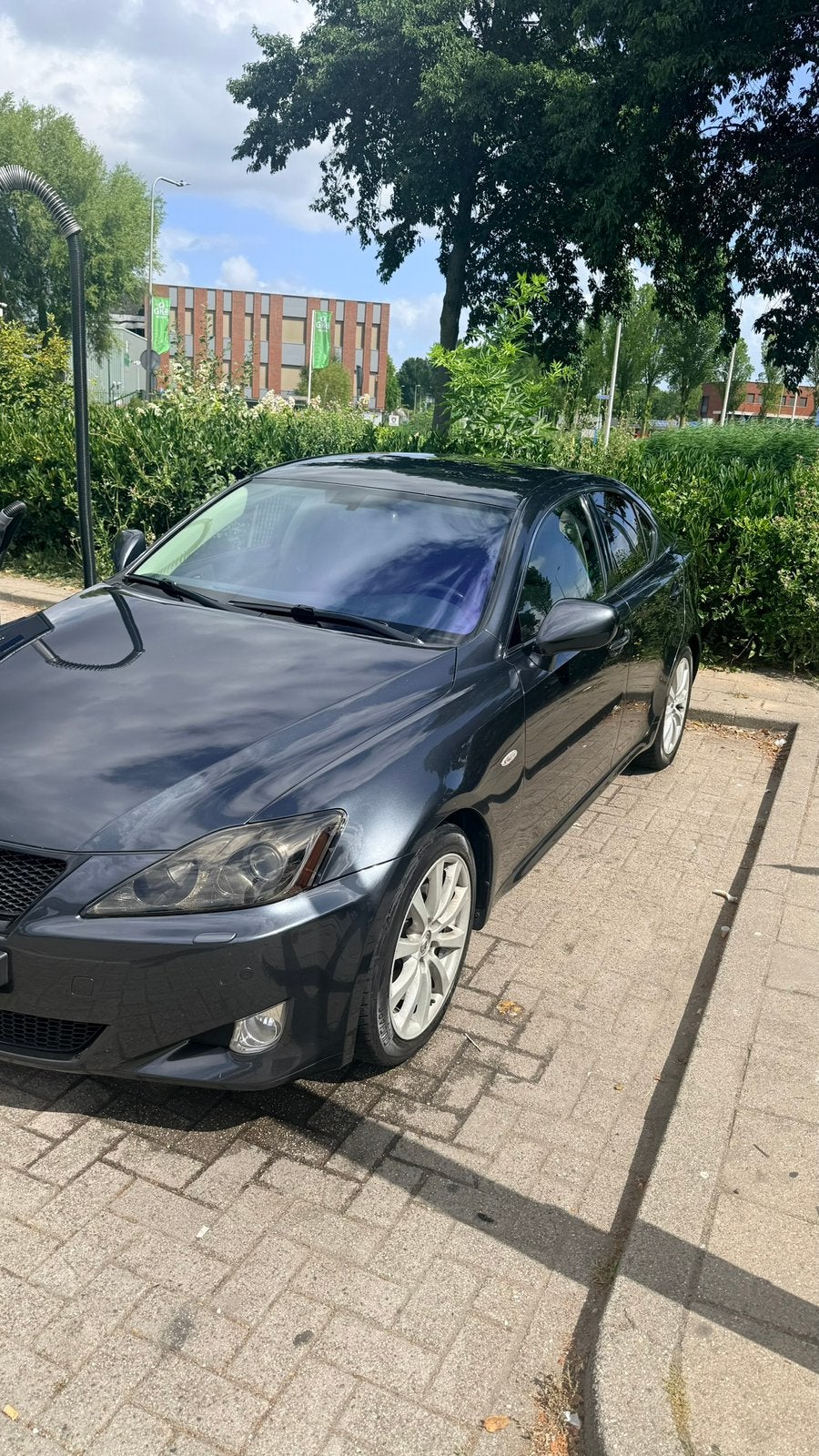 Lexus IS 250 2.5 Business AUT 2006 Grijs, Auto's, Achterwielaandrijving, Beige, 1535 kg, Zilver of Grijs