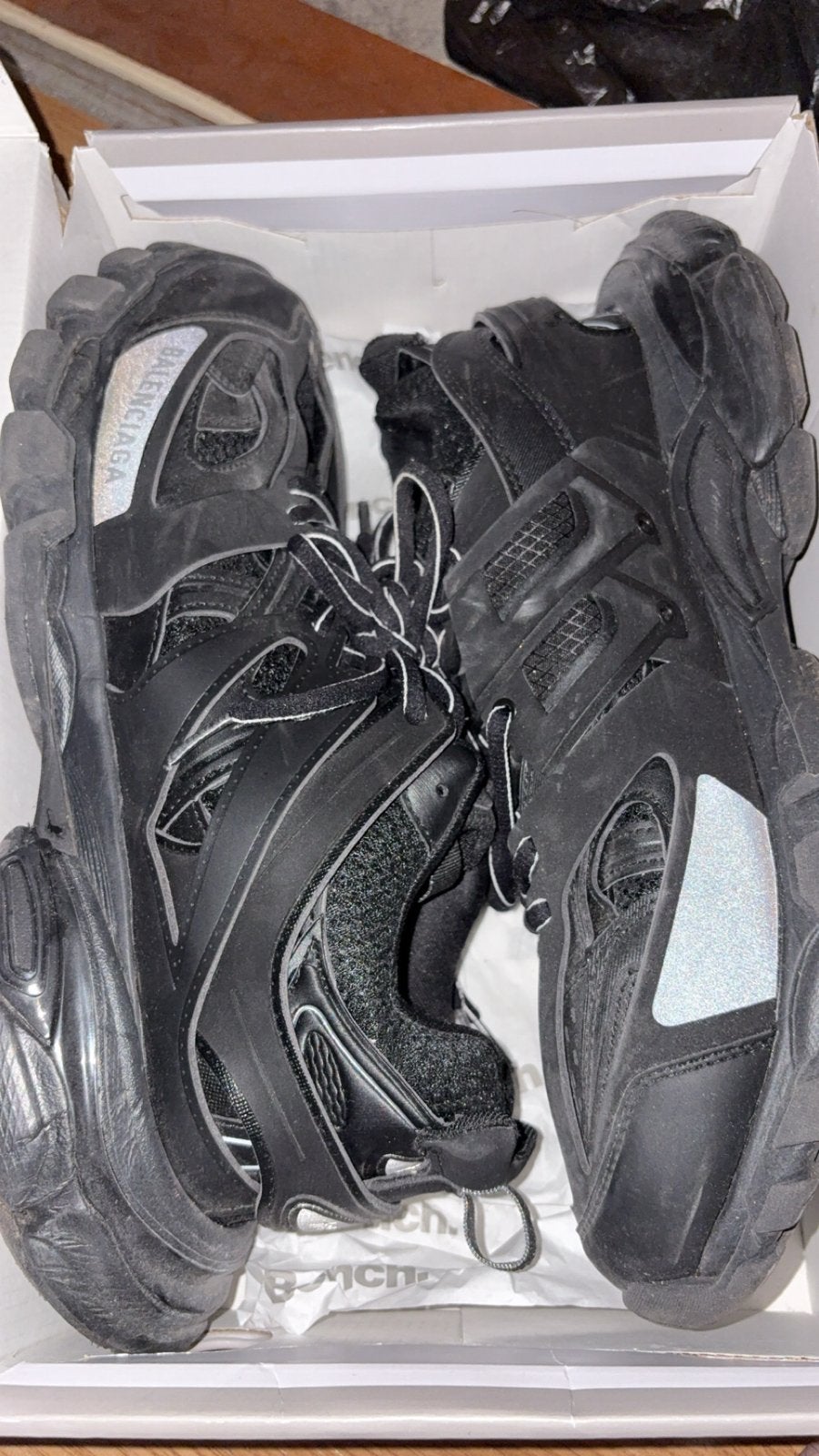 Balenciaga Track Sneakers Zwart - Maat 44, Ophalen, Gedragen, Zwart, Sneakers of Gympen