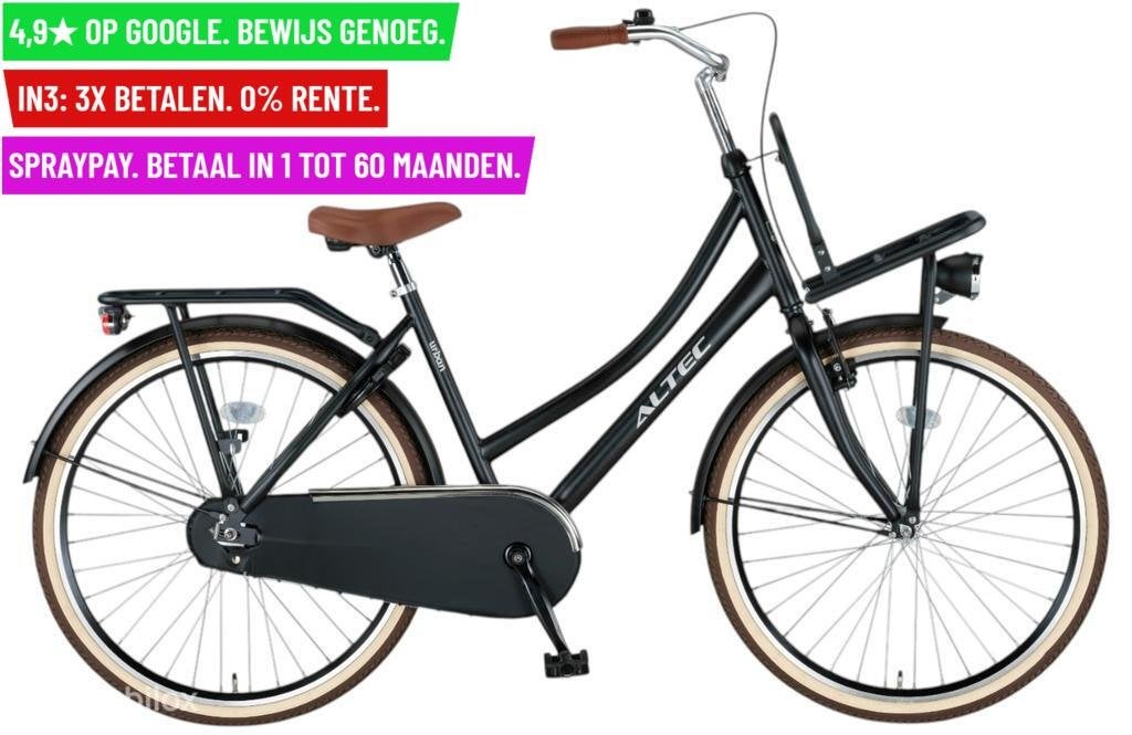 +Altec Urban 26"/46cm/Black-matt/26163, Fietsen en Brommers, Fietsen | Dames | Damesfietsen, Overige merken, 9713 Bv Groningen