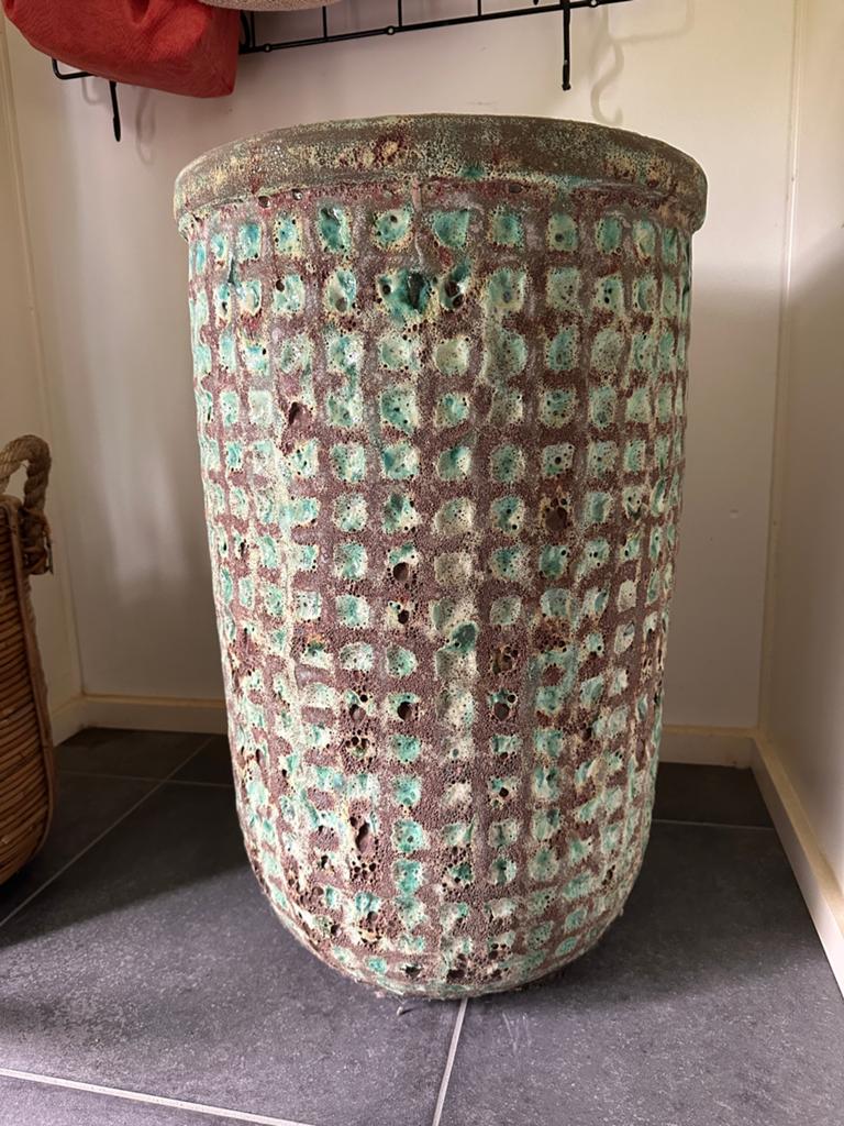 Ptmd pot, hoogte 65 cm, doorsnede 42 cm, Tuin en Terras, Bloempotten, Ophalen, Gebruikt, 40 cm of meer, Rond