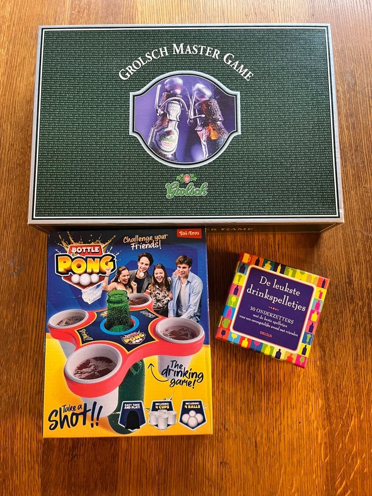 3 drankspellen voor de prijs van 1, Vijf spelers of meer, Ophalen of Verzenden, Nieuw, Deltas