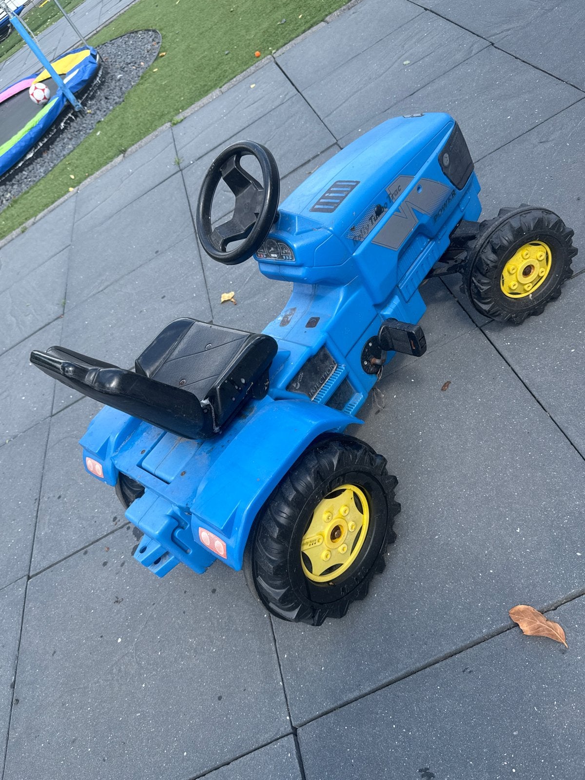 Blauwe Rolly Toys Turbo Trac traptractor, Kinderen en Baby's, Speelgoed | Buiten | Voertuigen en Loopfietsen, Ophalen, Gebruikt