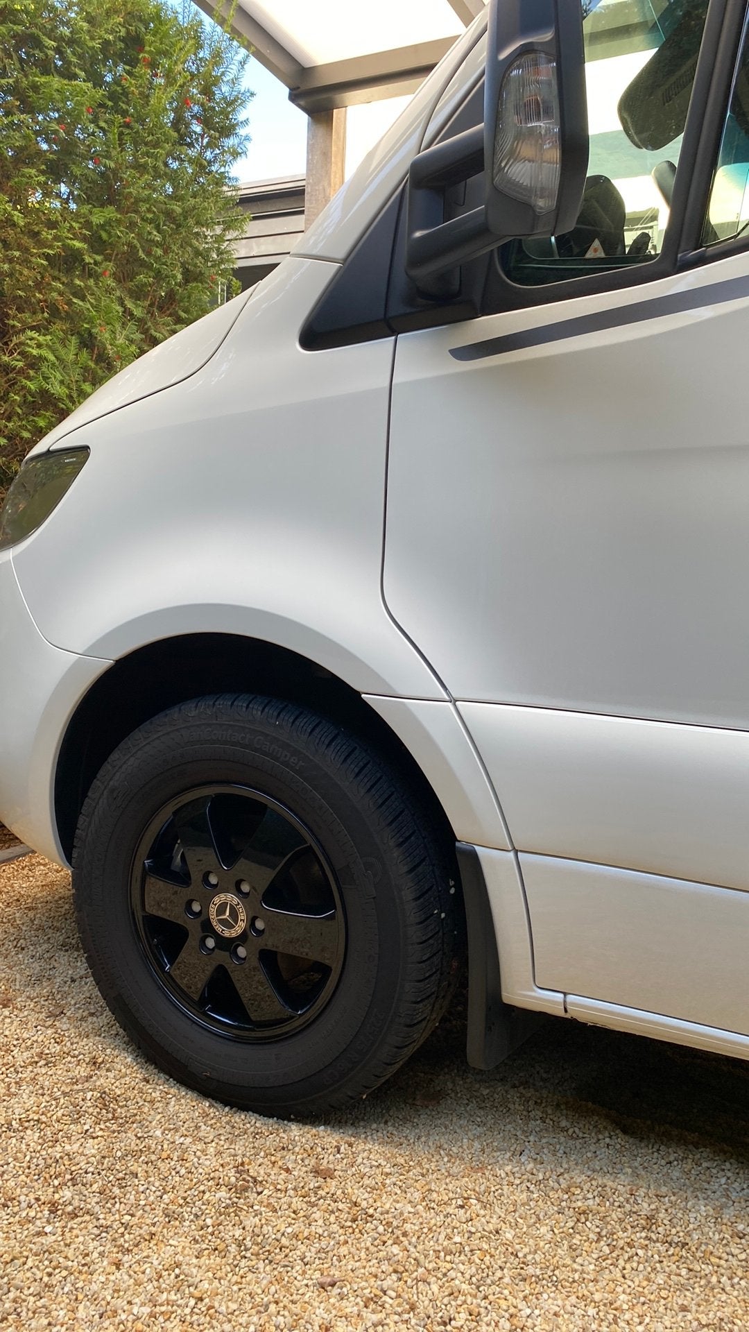 Mercedes sprinter velgen met continental vancontact banden, Gebruikt, 16 inch, Banden en Velgen, Ophalen of Verzenden
