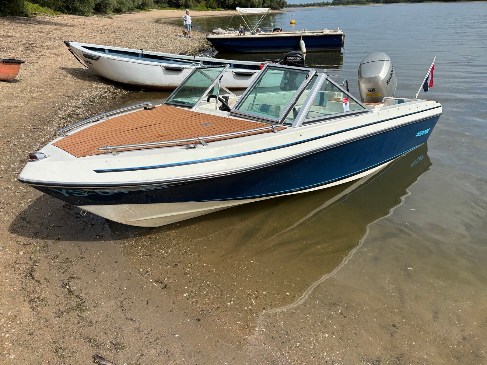 Mooie en goed onderhouden speedboot met Honda motor, Watersport en Boten, Speedboten, Overige merken, Gebruikt, Tot 1.00 meter