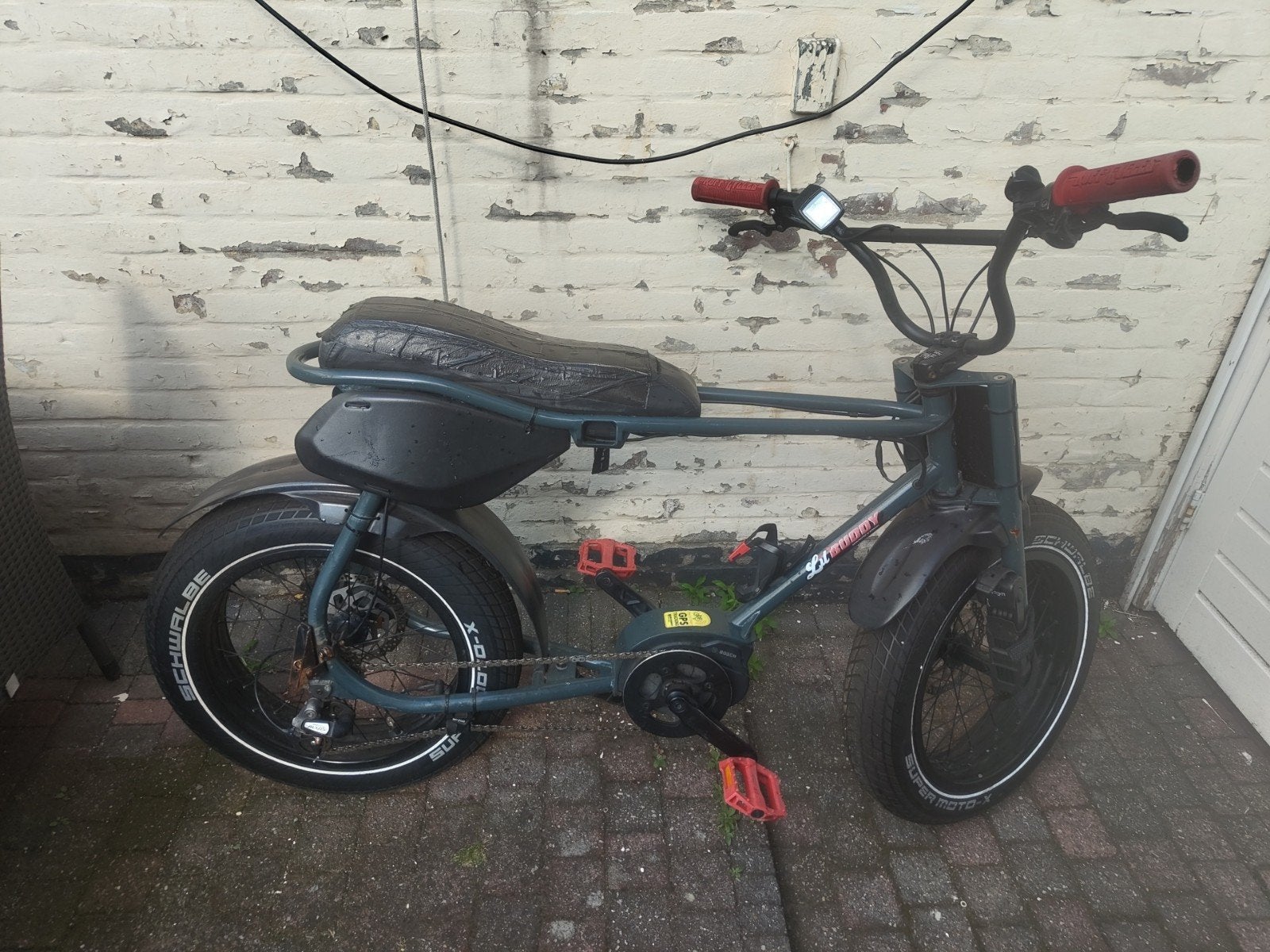 Ruff Cycle met nieuwe ketting en tandwielen, Ophalen