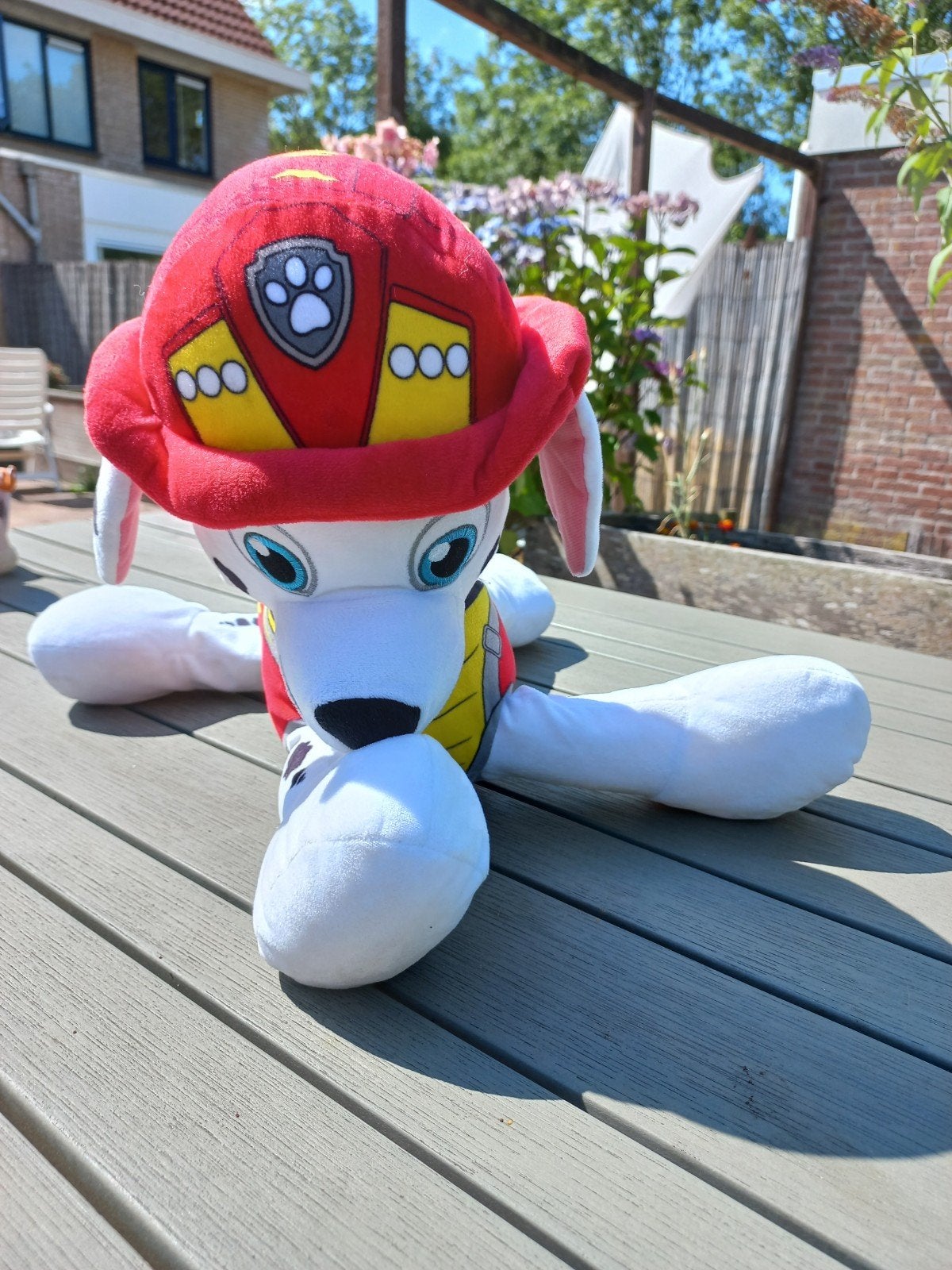 Paw Patrol Marshall knuffel - Zo goed als nieuw, Ophalen, Overige merken, Hond, Zo goed als nieuw