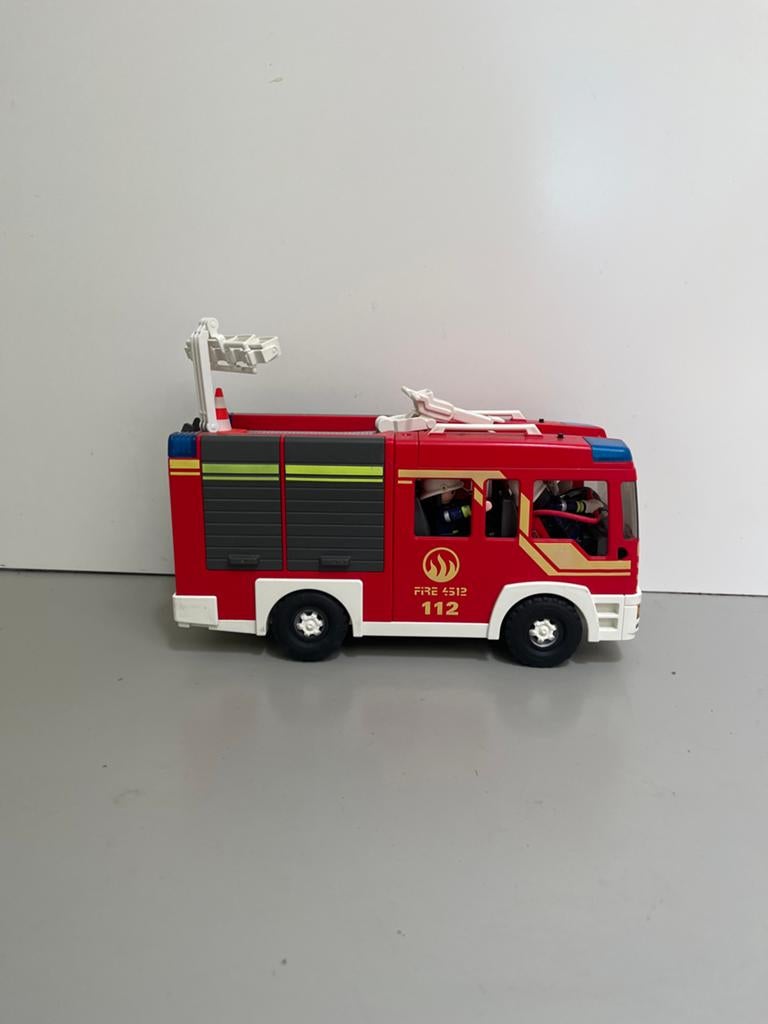 Playmobil Brandweerwagen met Licht en Geluid, Ophalen, Zo goed als nieuw
