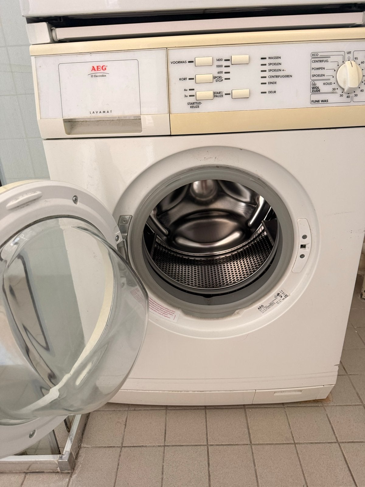 AEG Lavamat wasmachine, Ophalen, Gebruikt, Voorlader, Kort programma