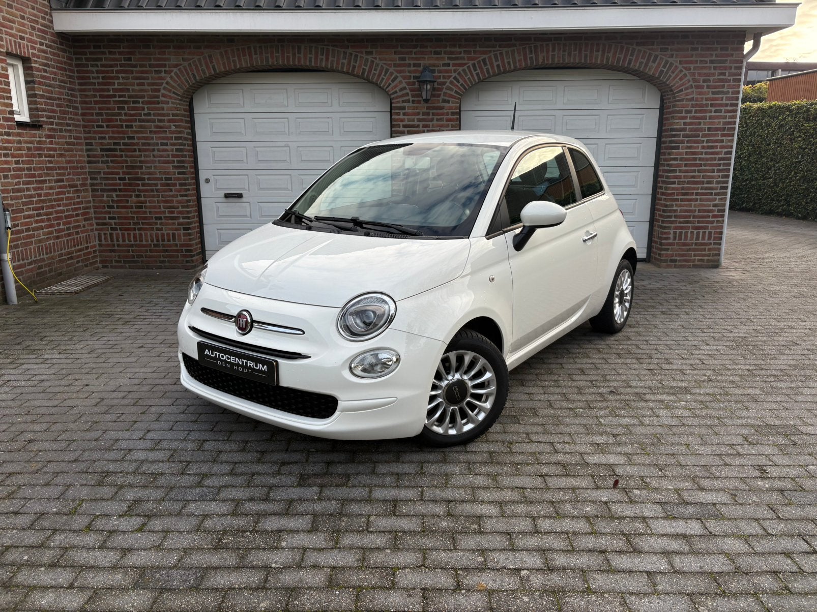 Fiat 500 Twinair Turbo 80pk 2017 Wit | NAP | Onderhouden |, Voorwielaandrijving, 31 €/maand, Origineel Nederlands, Bedrijf