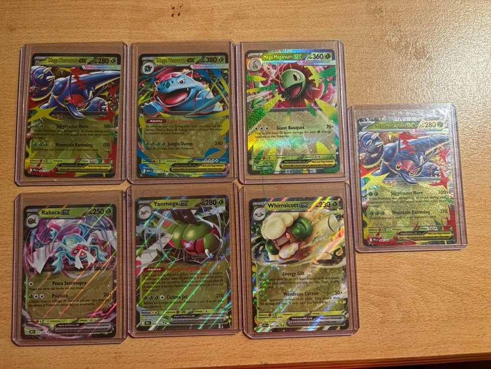 Pokémon ex Lot 90+ Kaarten! Moderne EX Hits, Hobby en Vrije tijd, Ophalen of Verzenden, Zo goed als nieuw, Meerdere kaarten