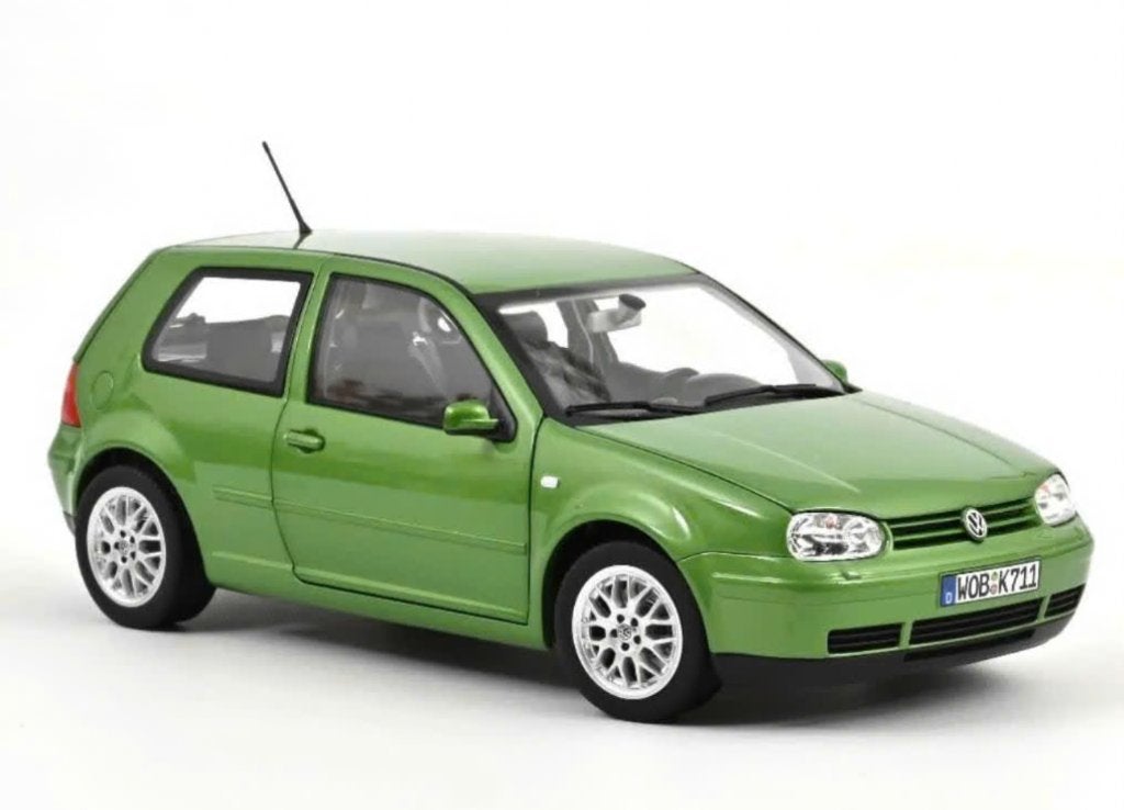 VW Golf GTI '98 Groen met. 1:18 schaal 1/18 NOREV ref 188571, Hobby en Vrije tijd, Modelauto's | 1:18, Verzenden, Nieuw, Norev