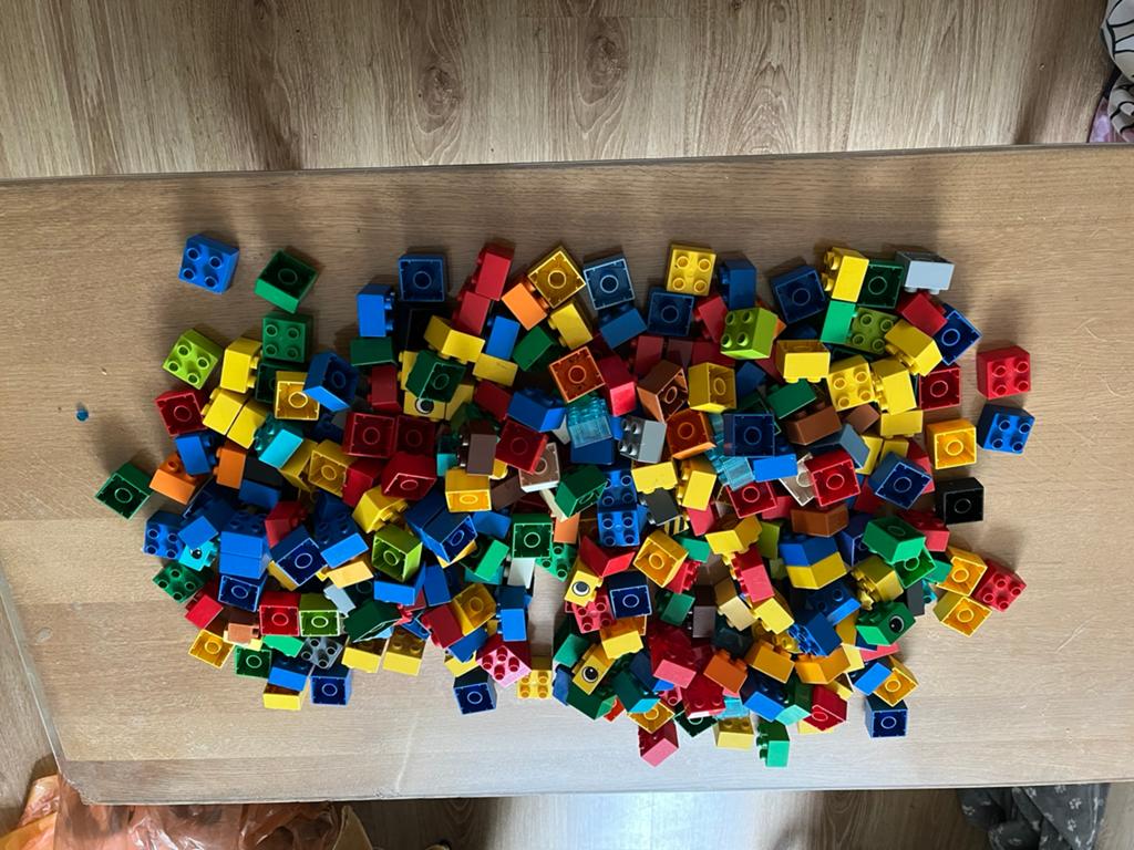 Duplo blokjes 315 st 4 nops, Ophalen of Verzenden, Gebruikt, Overige merken