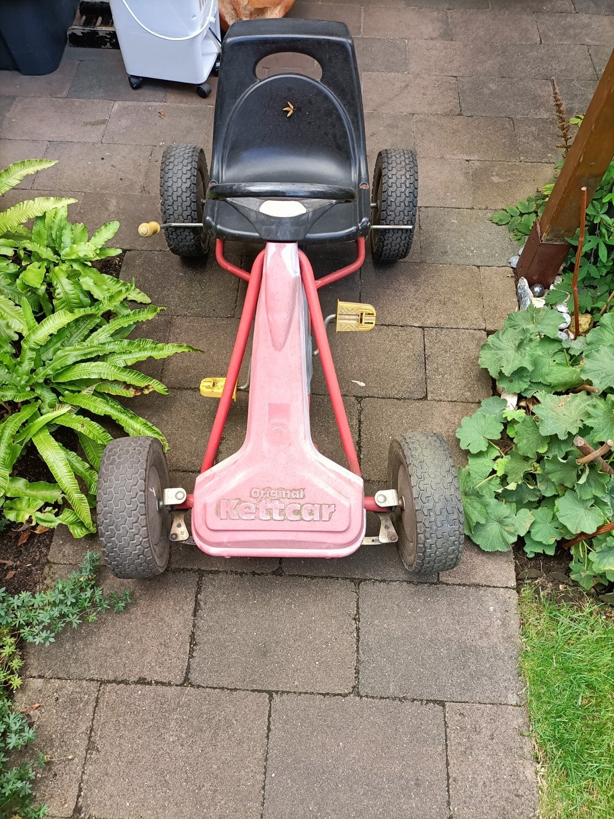 Originele Kettcar - Oud, gebruikt, maar werkt perfect!, Ophalen, Gebruikt, Trapvoertuig