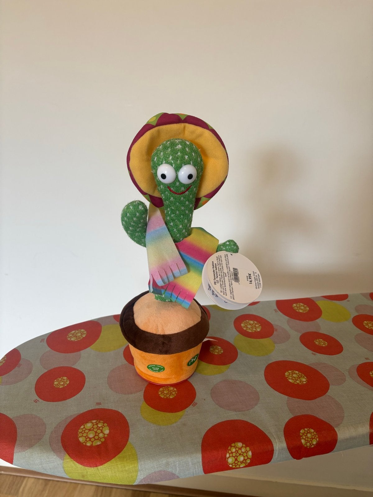 Dansende en zingende cactus met opnamefunctie, Ophalen of Verzenden, Zo goed als nieuw, Jongen of Meisje