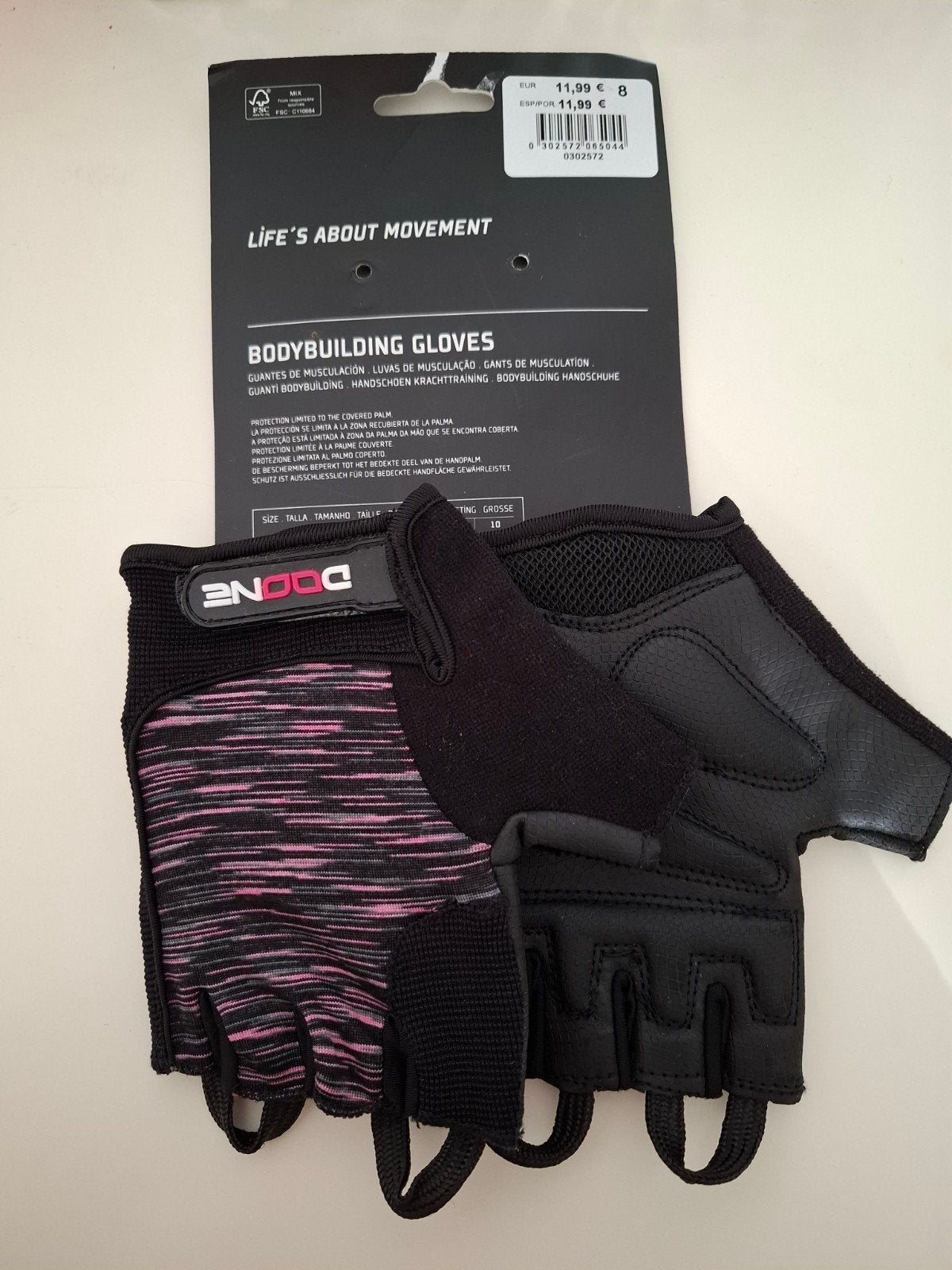 DOONE Bodybuilding Handschoenen - Maat 8, Ophalen of Verzenden, Nieuw