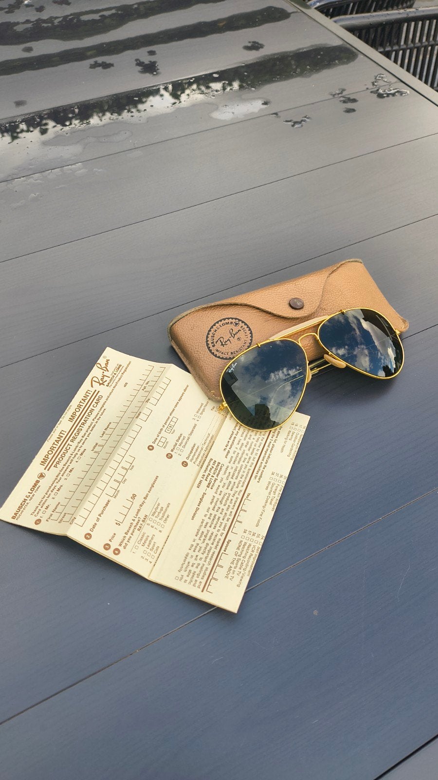 Rayban B&L Outdoorsman jaren'80 bijna New Old Stock/garbew., Ophalen of Verzenden, Zo goed als nieuw, Ray-Ban