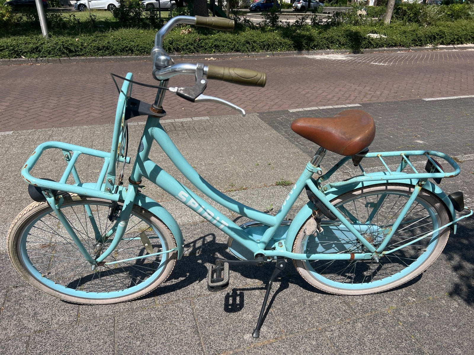 Spirit Cargo fiets 24 inch, Fietsen en Brommers, Fietsen | Kinderfietsjes, Ophalen, Gebruikt, Velgrem, 20 inch of meer