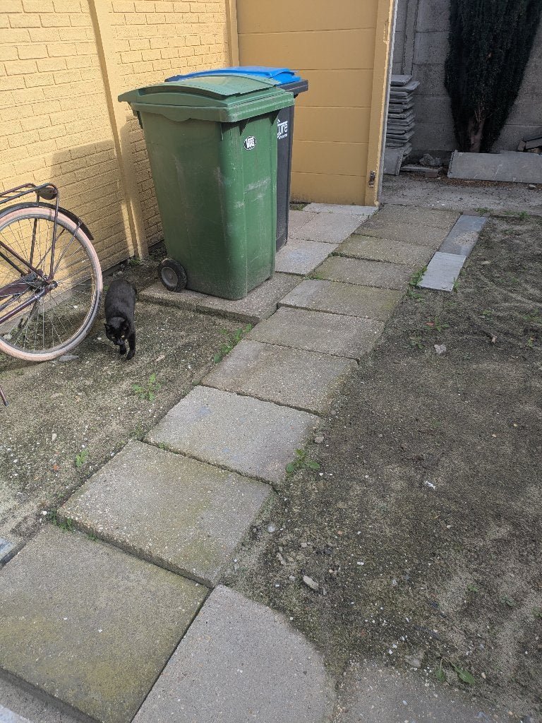 52 stevige terrastegels 40x60x5 cm (12,5 m2), Tuin en Terras, Ophalen, Gebruikt, 10 m² of meer, Beton