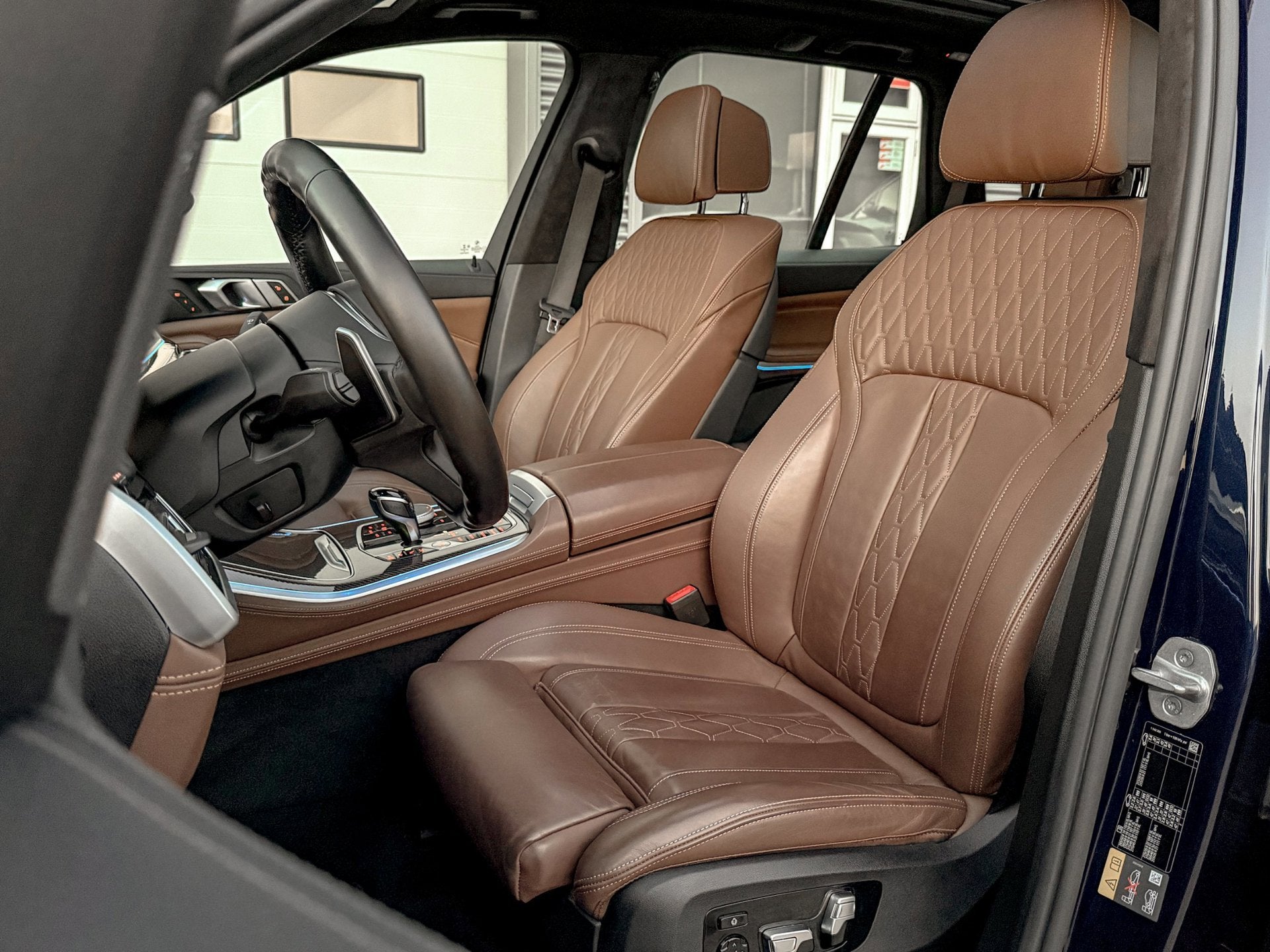BMW X5 45e XDrive45e High Executive 3X M-SPORT SOH 97% INDIV, Auto's, Dealer onderhouden, 394 pk, Blauw, Hybride Elektrisch/Benzine