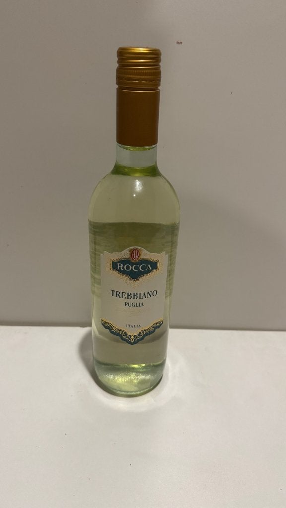 Rocca Trebbiano Puglia witte wijn 75cl, Ophalen of Verzenden, Nieuw, Frankrijk, Rode wijn
