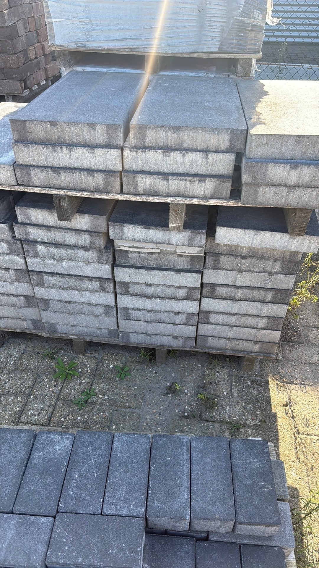 Betontegels 30x60x6 cm antraciet € 13,50 per m2, Ophalen, Nieuw, 5 tot 10 m², Beton