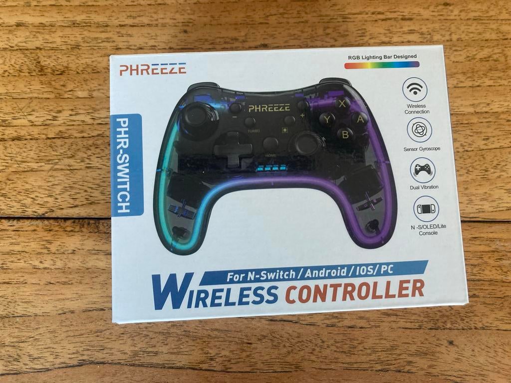 PHREEZE draadloze controller voor N-Switch/Android/IOS/PC, Overige controllers, Nieuw, Ophalen of Verzenden, Draadloos